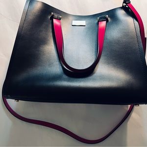 Kate Spade handbag black/hot pink